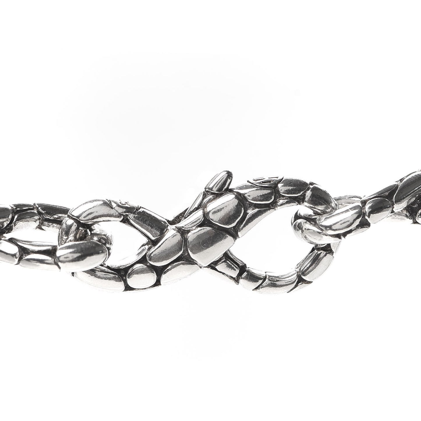 Sterling Silver Kali Twist Link Necklace