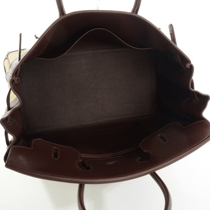 Hermes Toile Swift Birkin 35 Chocolate 25 of 25