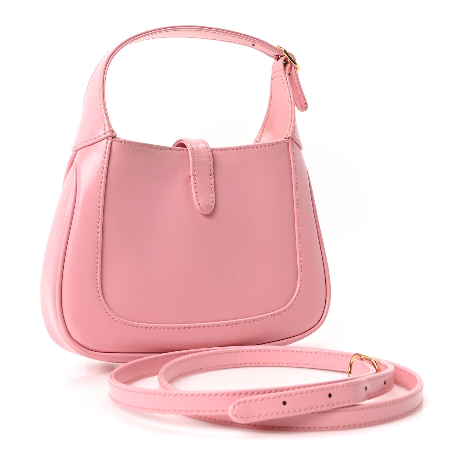 Gucci Boarded Dyana Lux Calfskin Mini Jackie 1961 Hobo Wild Rose 3 of 10