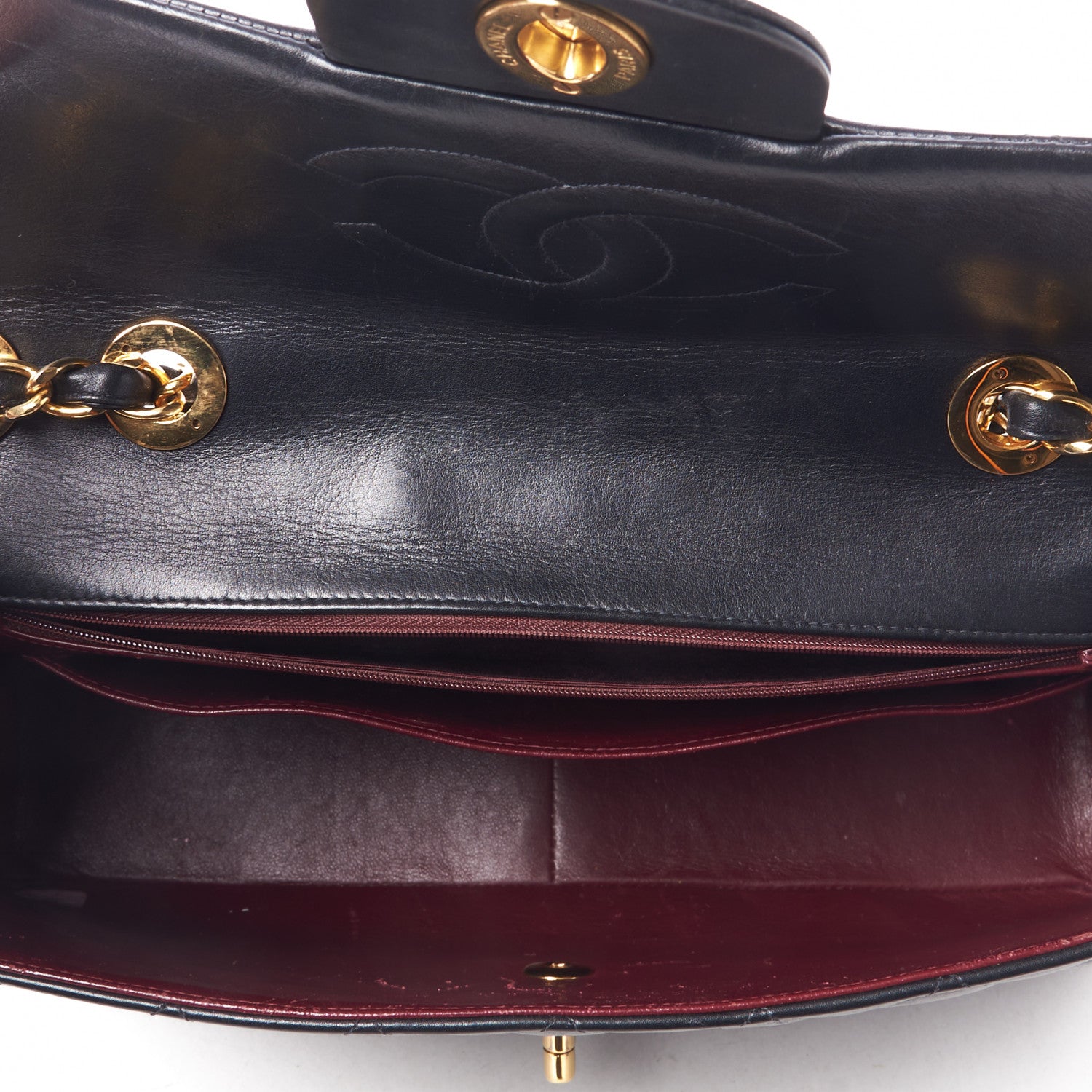 Chanel Lambskin Quilted XL Jumbo Single Flap Black 7 of 11