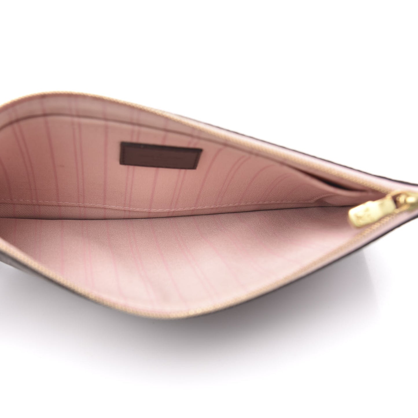 Damier Ebene Neverfull MM GM Pochette Rose Ballerine