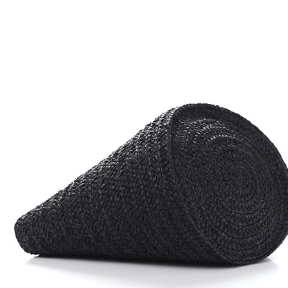 Saint Laurent Raffia Medium Panier Bag Black 7 of 11