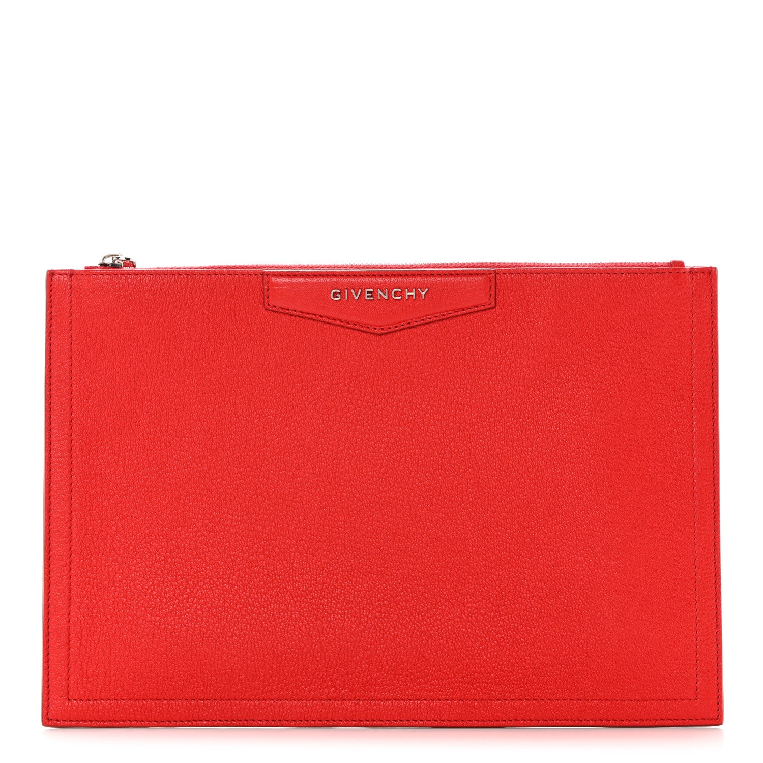 Givenchy Sugar Goatskin Large Antigona Pouch Red 1 of 11