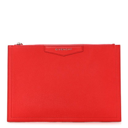 Givenchy Sugar Goatskin Large Antigona Pouch Red 1 of 11