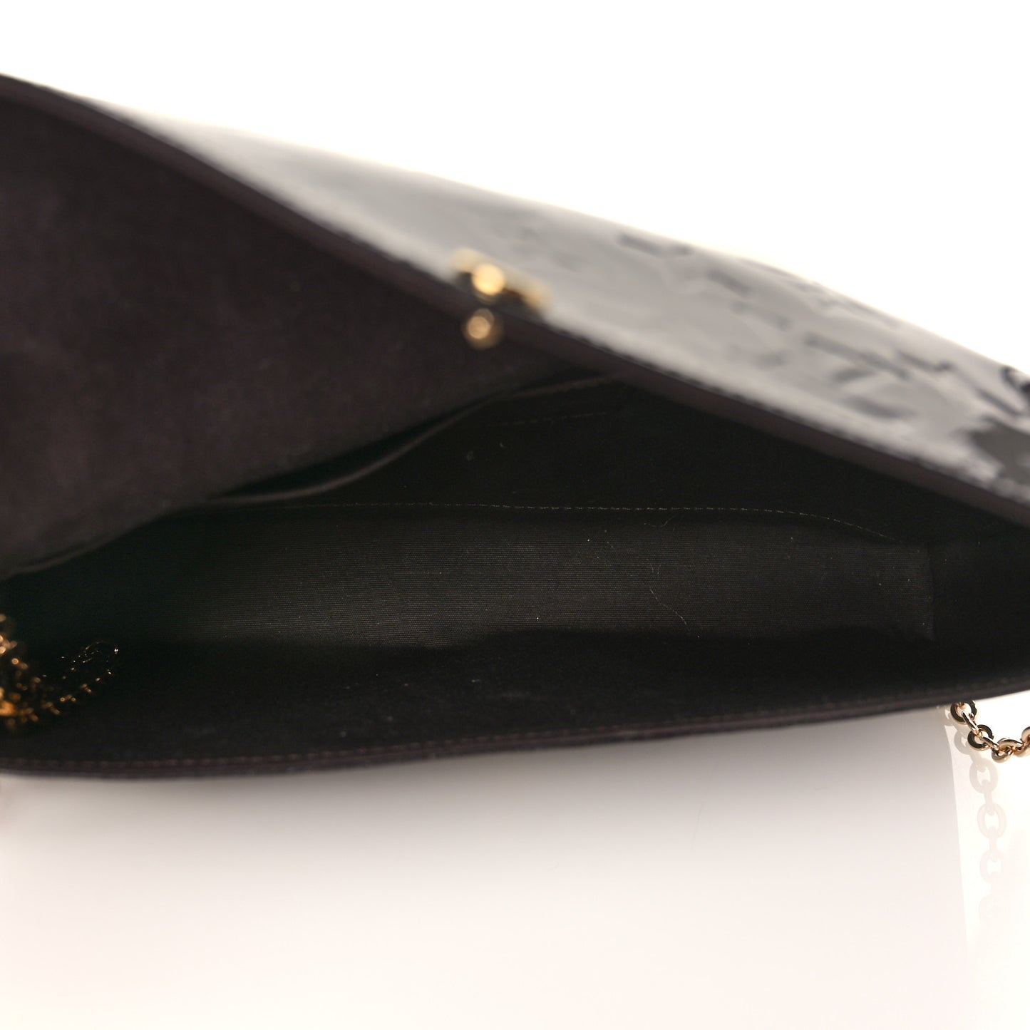 Vernis Pochette Felicie Chain Wallet Amarante