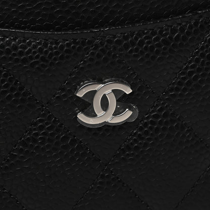 Chanel Caviar Quilted Card Holder Black 9 of 9