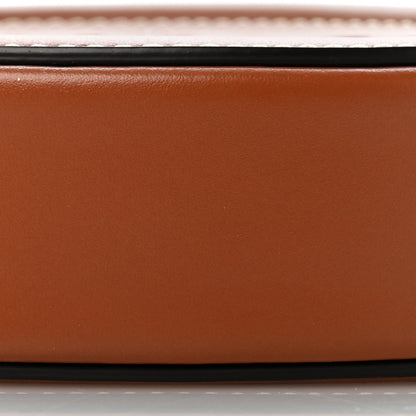 Celine Smooth Calfskin Cuir Small Triomphe Oval Crossbody Purse Tan 11 of 13