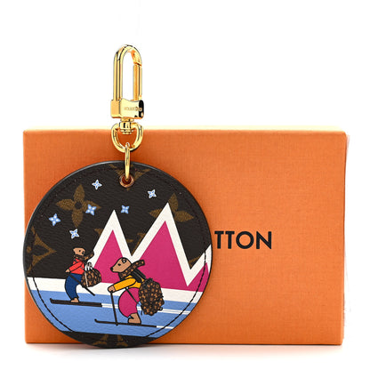 Louis Vuitton Monogram 2018 Christmas Animation Bears Bag Charm Key Ring 4 of 4