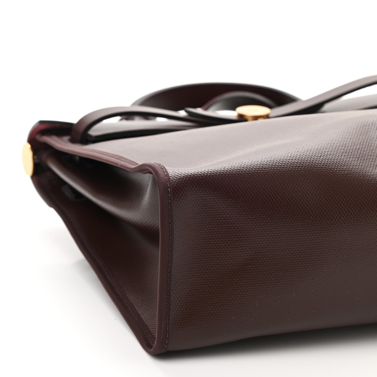 Hermes Toile H Berline Vache Hunter Herbag Zip 31 PM Rouge Sellier 9 of 11