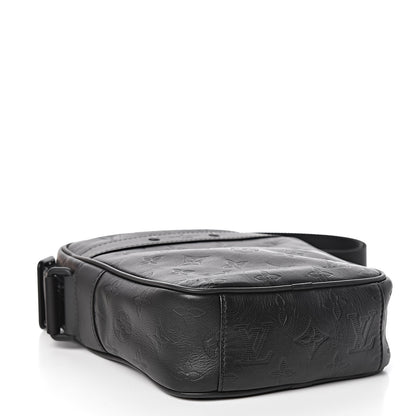 Louis Vuitton Calfskin Monogram Shadow Danube PM Black 4 of 11