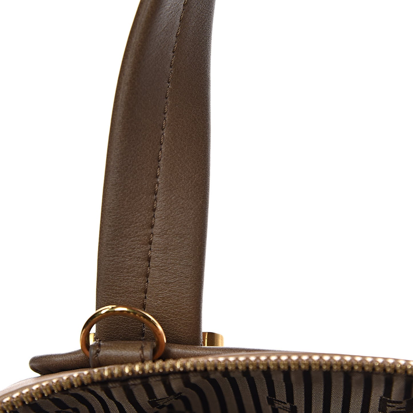 Capra Vitello Saddle Colorblock Large Chameleon Tote Grigio Pietra Fango