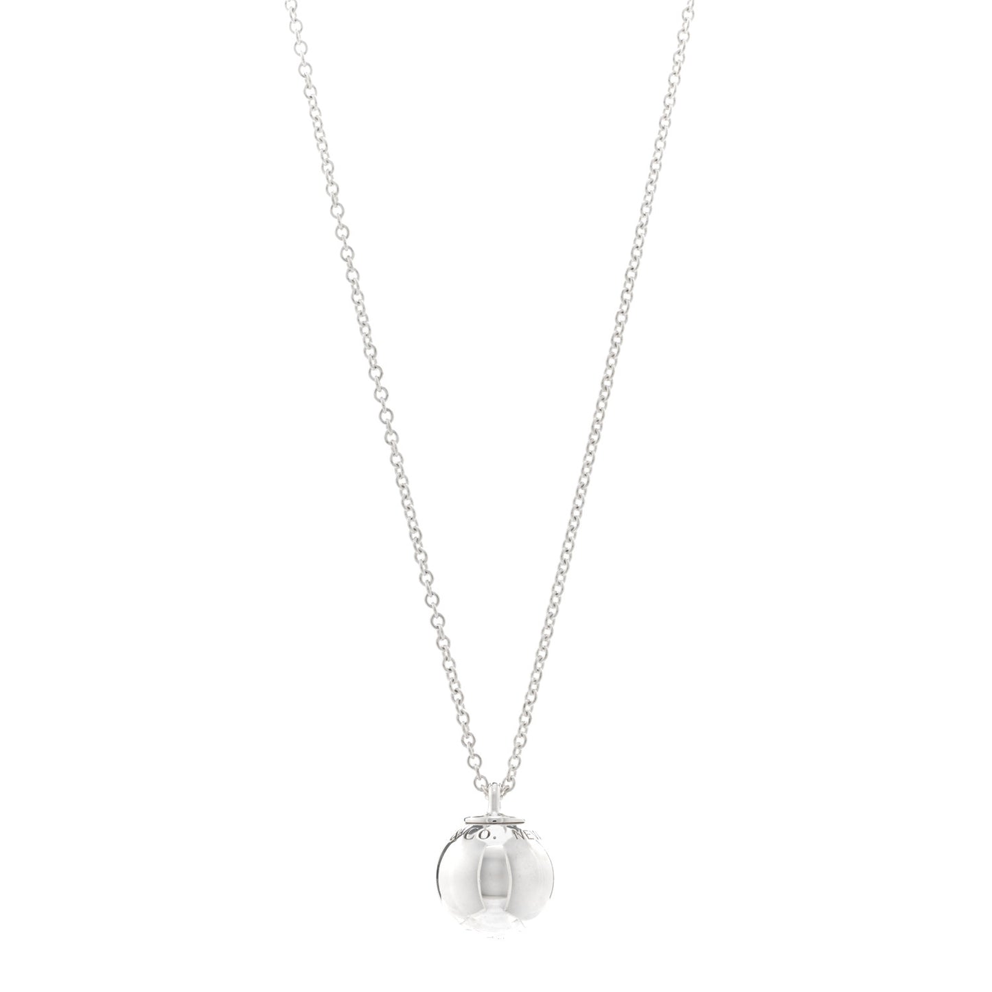 Sterling Silver 12.75mm HardWear Ball Pendant Necklace