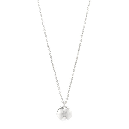 Tiffany Sterling Silver 12.75mm HardWear Ball Pendant Necklace 1 of 4