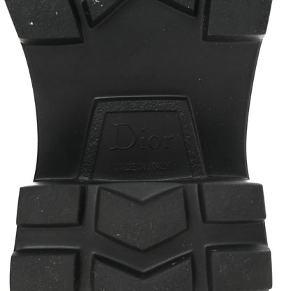 Christian Dior Brushed Calfskin Dior Code Lug Sole Platform 35mm Loafers 38.5 Black 7 of 9