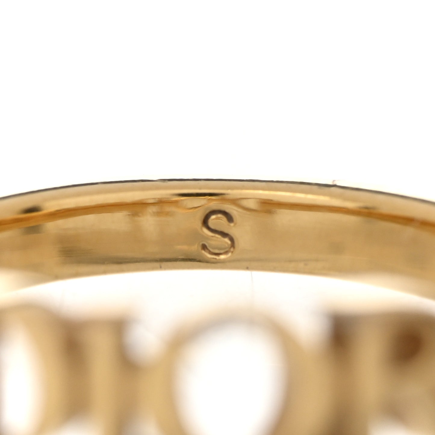 Metal Crystal Dio(R)evolution Ring S 50 5.25 Gold