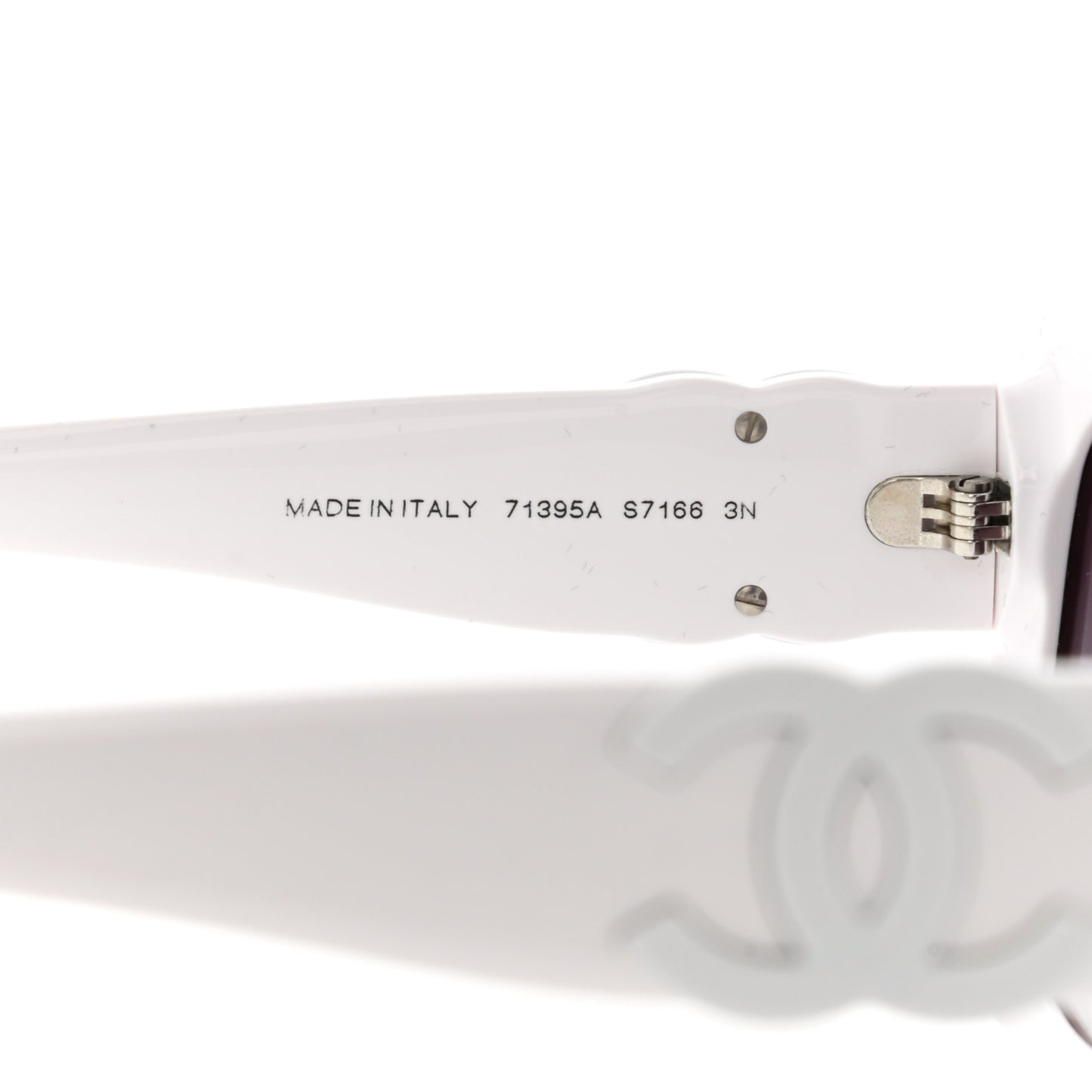 Acetate Square Sunglasses 71395A White