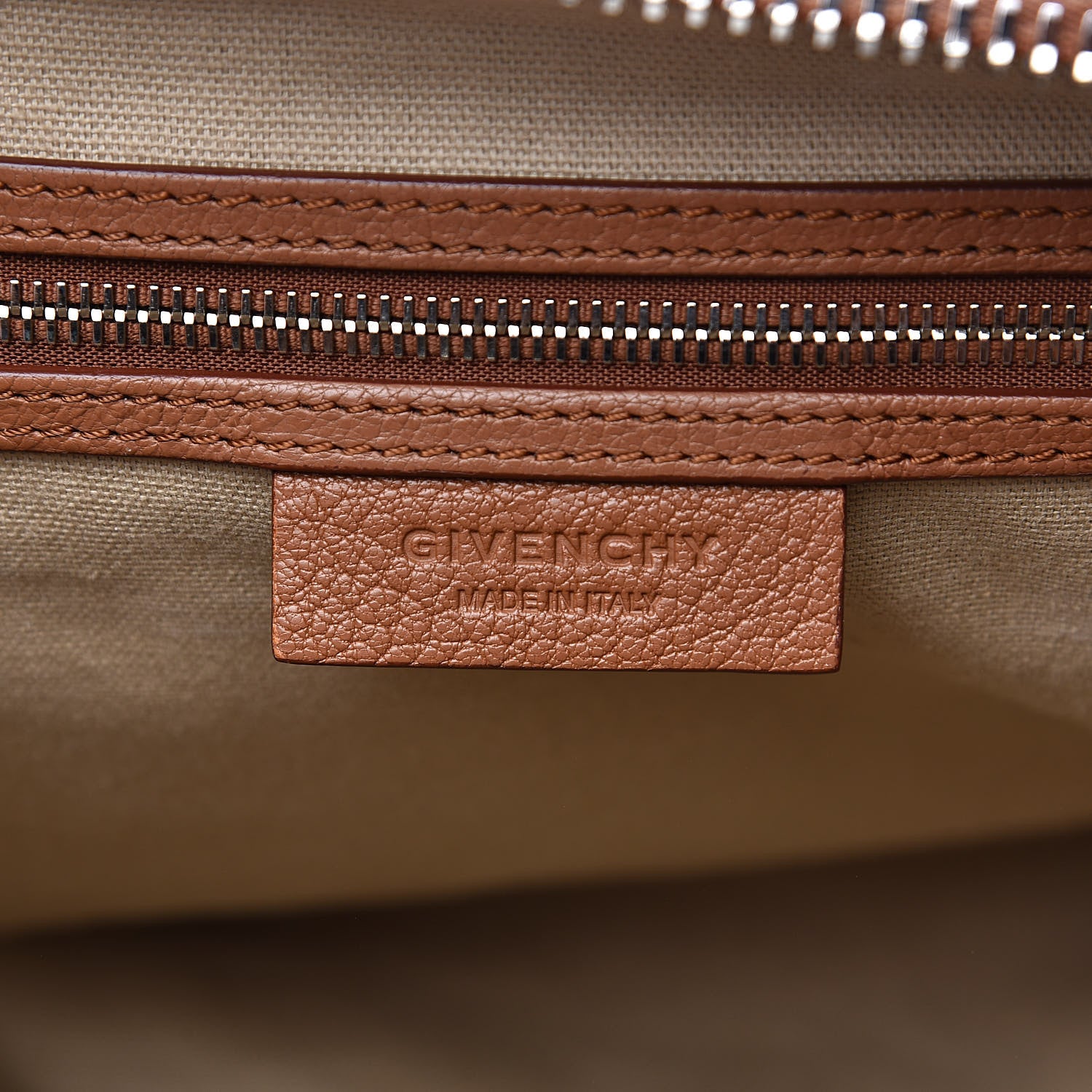 Givenchy Sugar Goatskin Medium Antigona Cognac 6 of 17