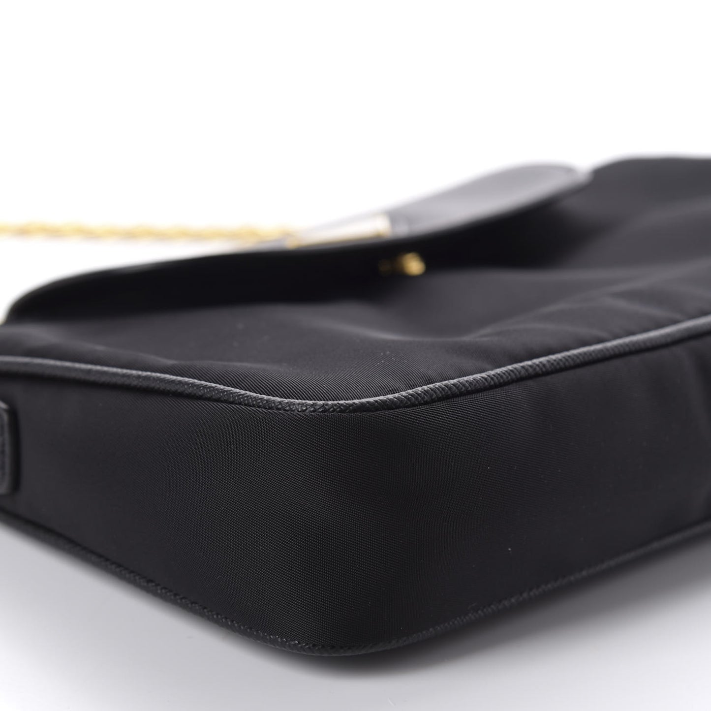 Tessuto Nylon Saffiano Crossbody Bag Black