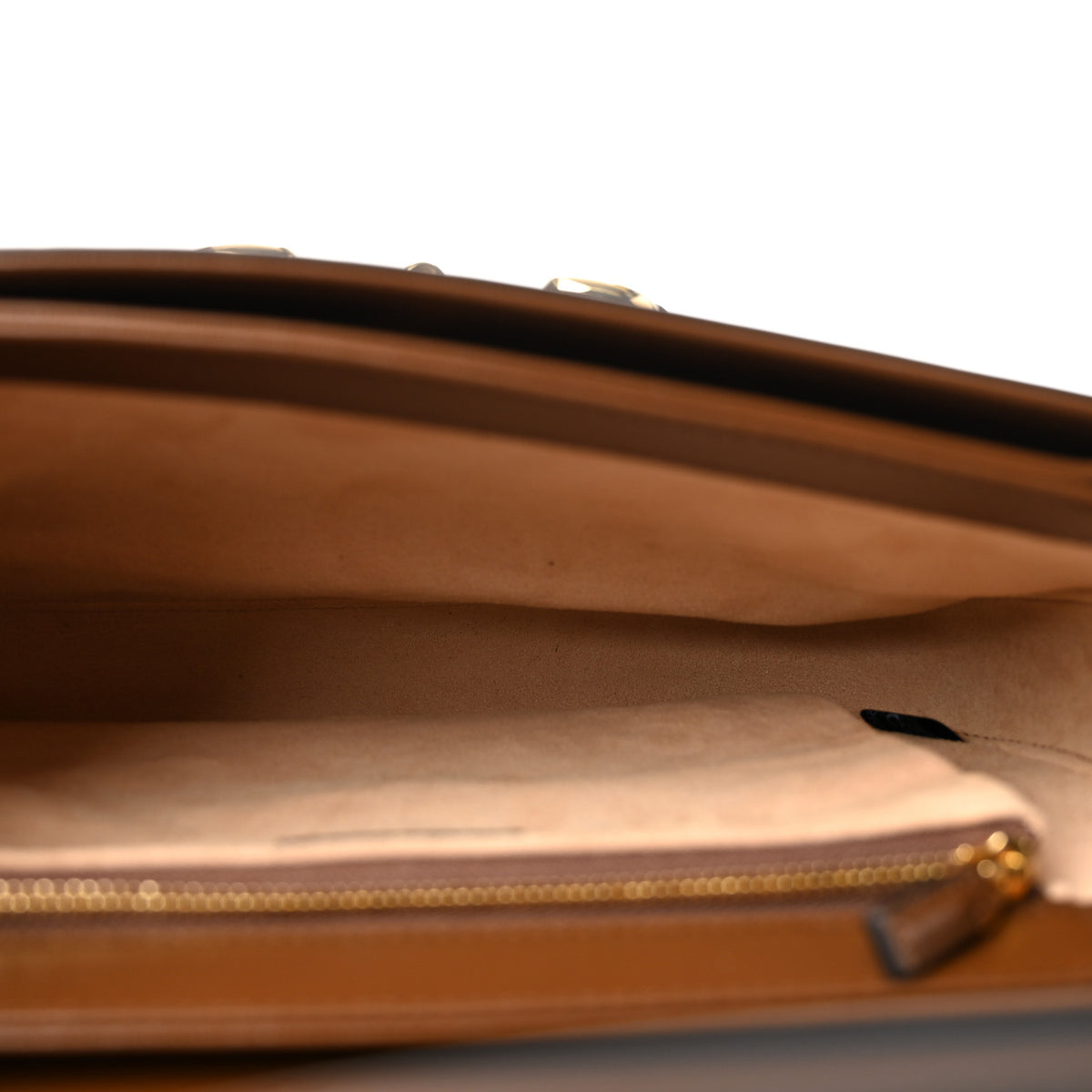 Gucci Azalea Calfskin Horsebit 1955 Shoulder Bag Brown Sugar 5 of 11