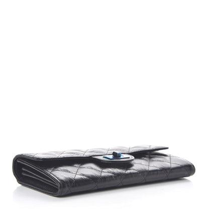 Chanel Aged Calfskin Quilted 2.55 Reissue Flap Wallet So Black 4 of 8