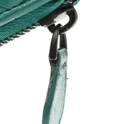 Bottega Veneta Nappa Intrecciato Zip Around Coin Purse Lagoon 8 of 11