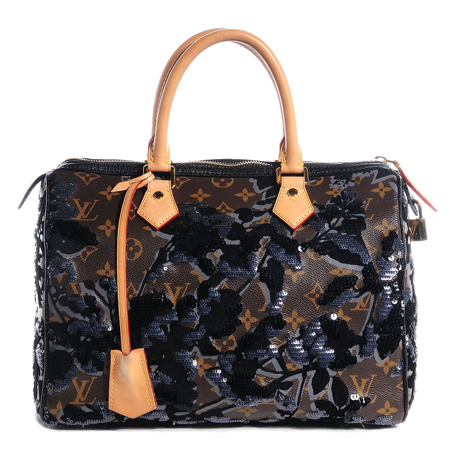 Louis Vuitton Monogram Fleur De Jais Sequins Speedy 30 1 of 7