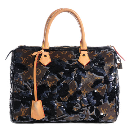Louis Vuitton Monogram Fleur De Jais Sequins Speedy 30 1 of 7