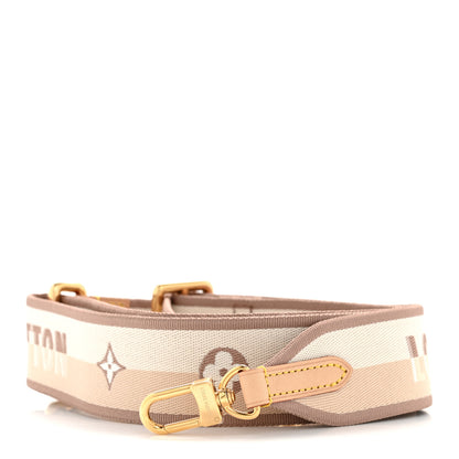 Louis Vuitton Jacquard Speedy Bandouliere 20 Shoulder Strap Beige 1 of 4