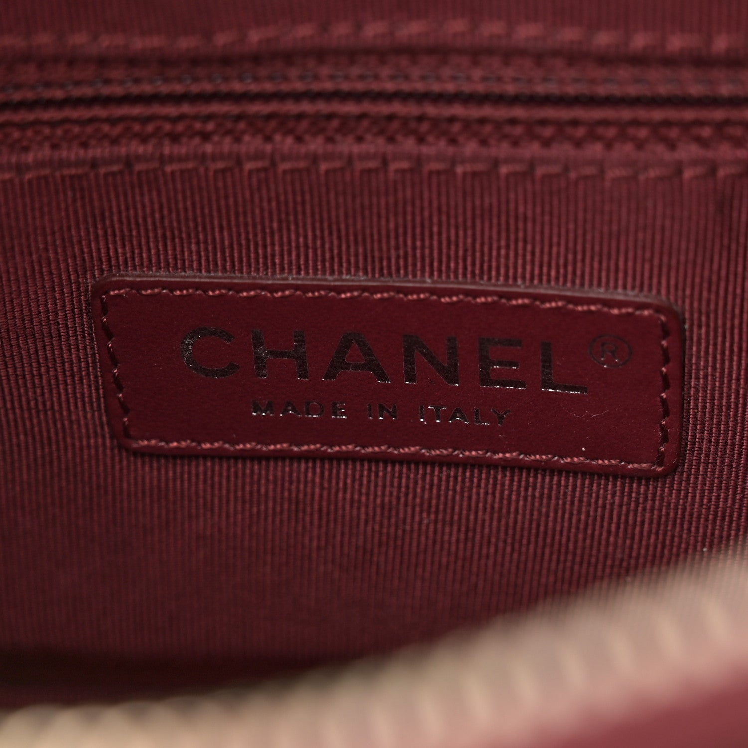 Chanel Aged Calfskin Quilted Small Gabrielle Hobo Burgundy 6 of 11