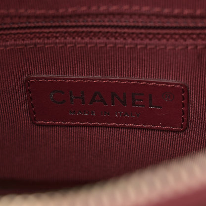 Chanel Aged Calfskin Quilted Small Gabrielle Hobo Burgundy 6 of 11