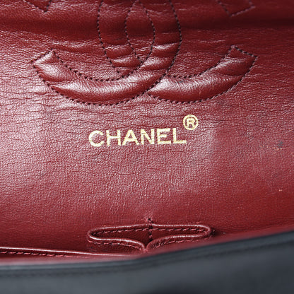 Chanel Lambskin Quilted Medium Double Flap Black 6 of 13