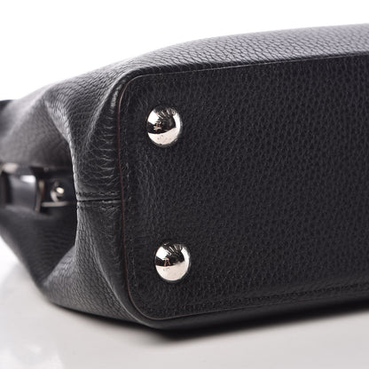 Louis Vuitton Taurillon Capucines BB Black 8 of 9