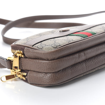 Gucci GG Supreme Monogram Web Mini Ophidia GG Bag Brown 9 of 10