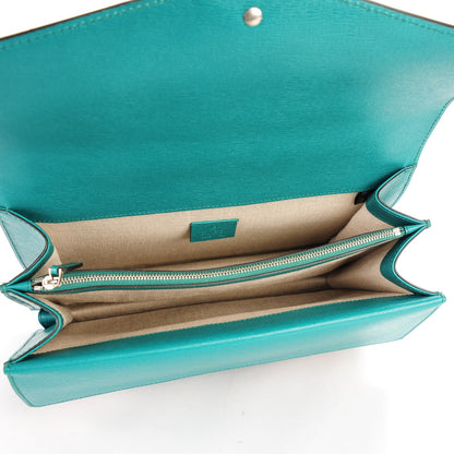 Gucci Calfskin Blooms Print Medium Dionysus Shoulder Bag Bright Emerald Multicolor 5 of 7