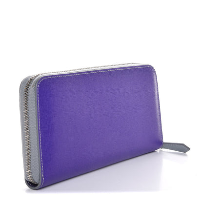 Fendi Vitello Elite Studded Hypnoteyes Zip Around Wallet Polvere Multicolor 3 of 8