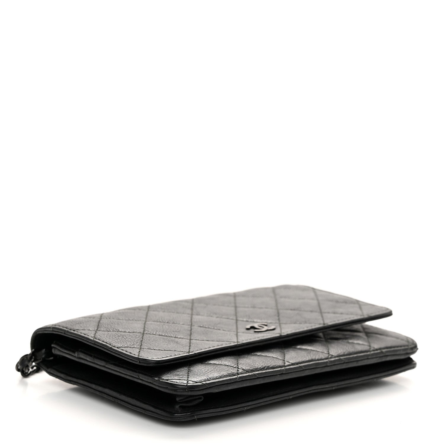 Chanel Caviar Quilted Wallet on Chain WOC So Black 3 of 10