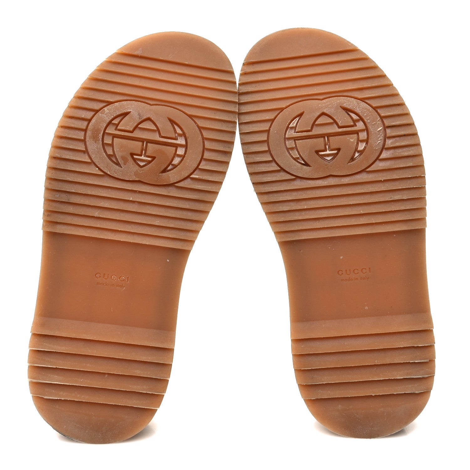Gucci Monogram Maxi GG Angelina Platform 55mm Slide Sandals 36 Camel Ebony 5 of 10