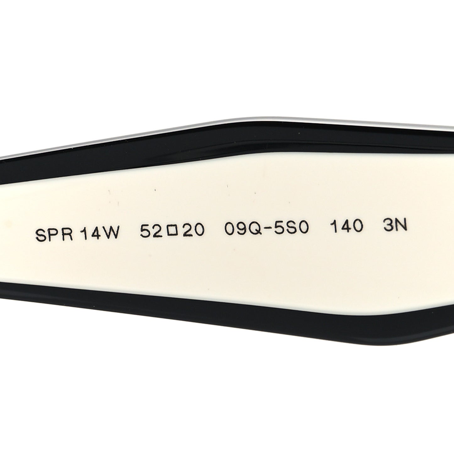 Acetate Sunglasses SPR 14W Black White