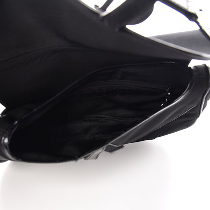Christian Dior Nylon Double Saddle Bag Black 5 of 13