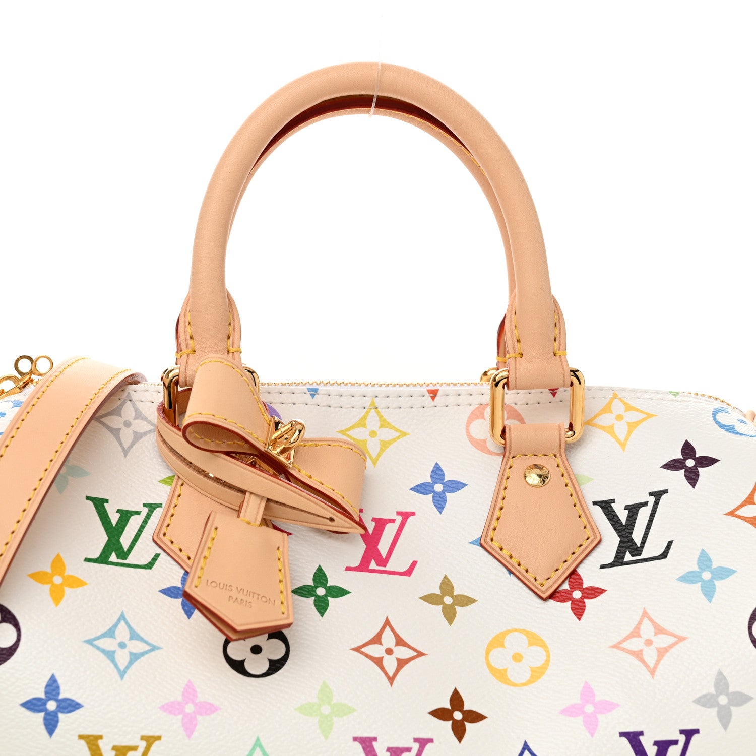 Louis Vuitton LV X TM Monogram Multicolor Speedy Bandouliere 25 White 7 of 9