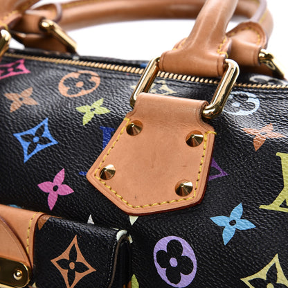 Louis Vuitton Monogram Multicolor Speedy 30 Black 9 of 11