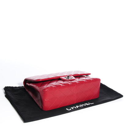 Chanel Lambskin Jumbo Double Flap Red 4 of 8
