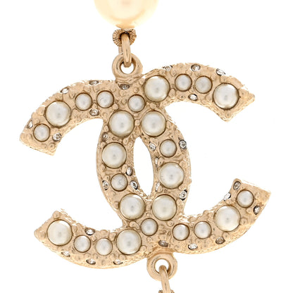 Chanel Pearl CC 100th Anniversary Necklace Light Gold 4 of 6