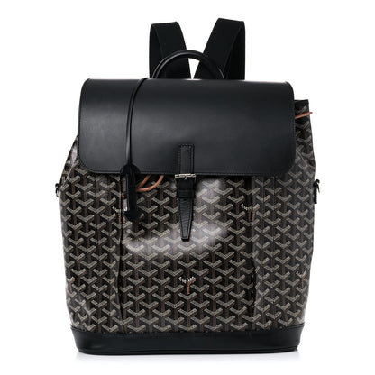 Goyard Goyardine Calfskin Alpin MM Backpack Black 1 of 21