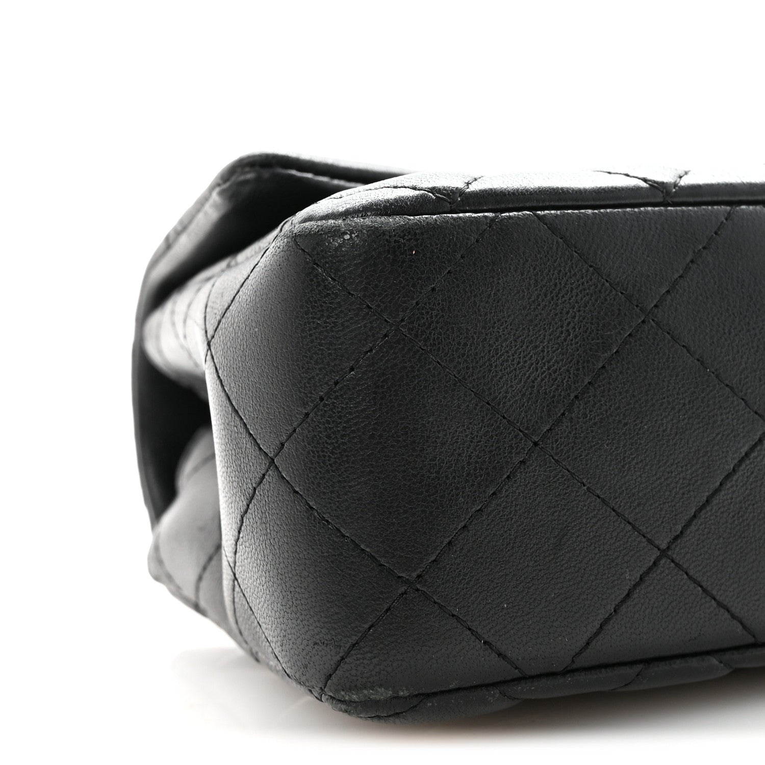 Chanel Lambskin Quilted Mini Rectangular Flap Black 9 of 10