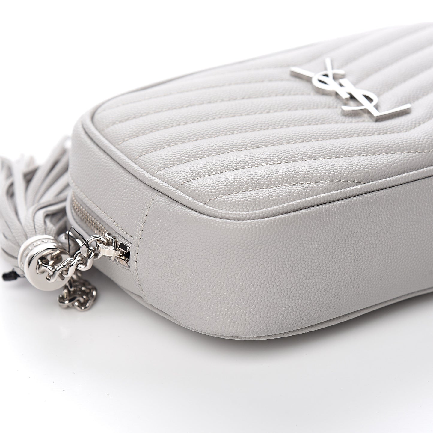 Grain De Poudre Matelasse Monogram Mini Lou Camera Bag Granite