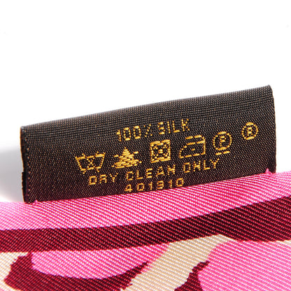 Louis Vuitton Silk Leopard Bandeau Blanc Corail 4 of 6
