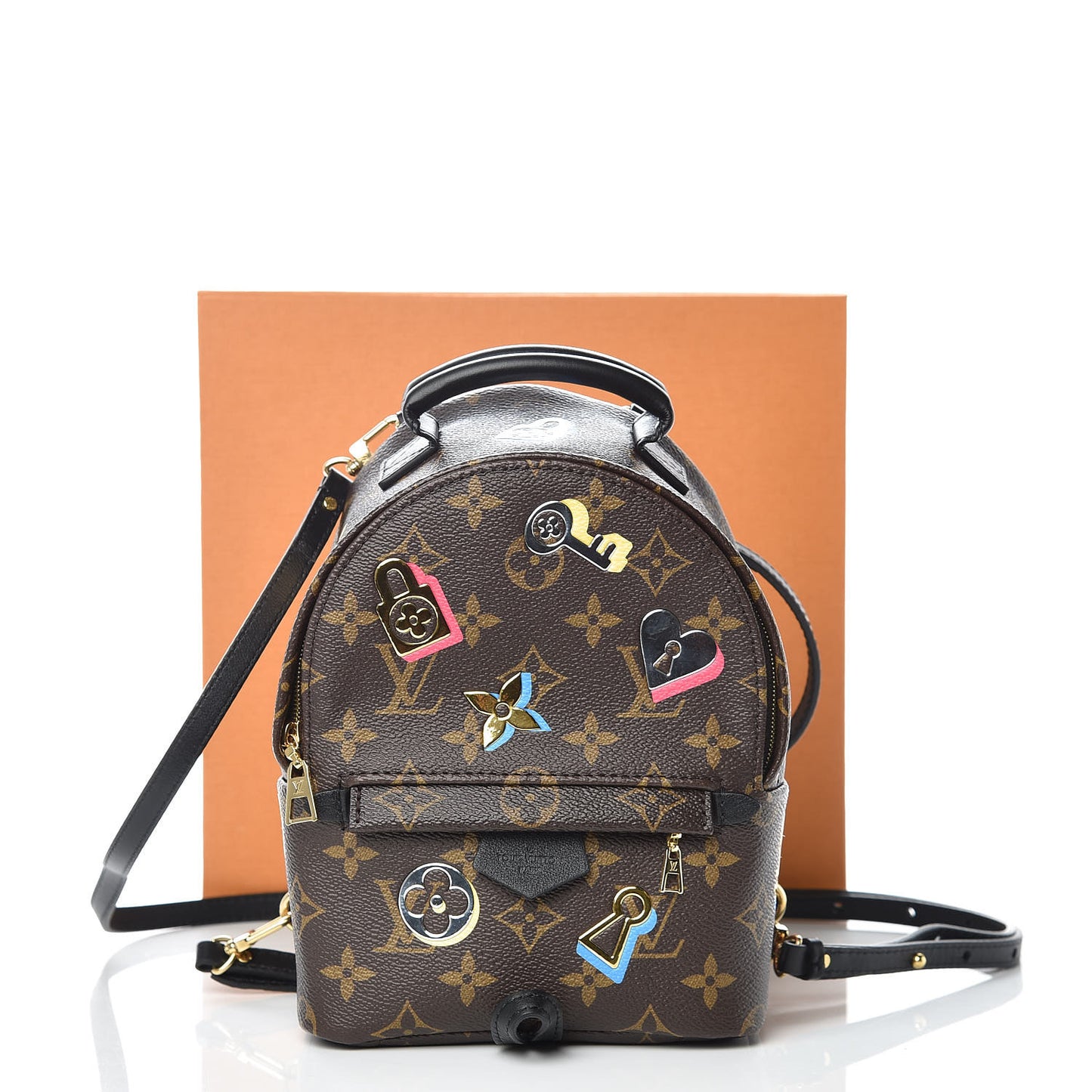 Monogram Love Lock Palm Springs Backpack Mini