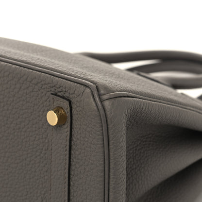 Hermes Togo Birkin 30 Etain 12 of 14