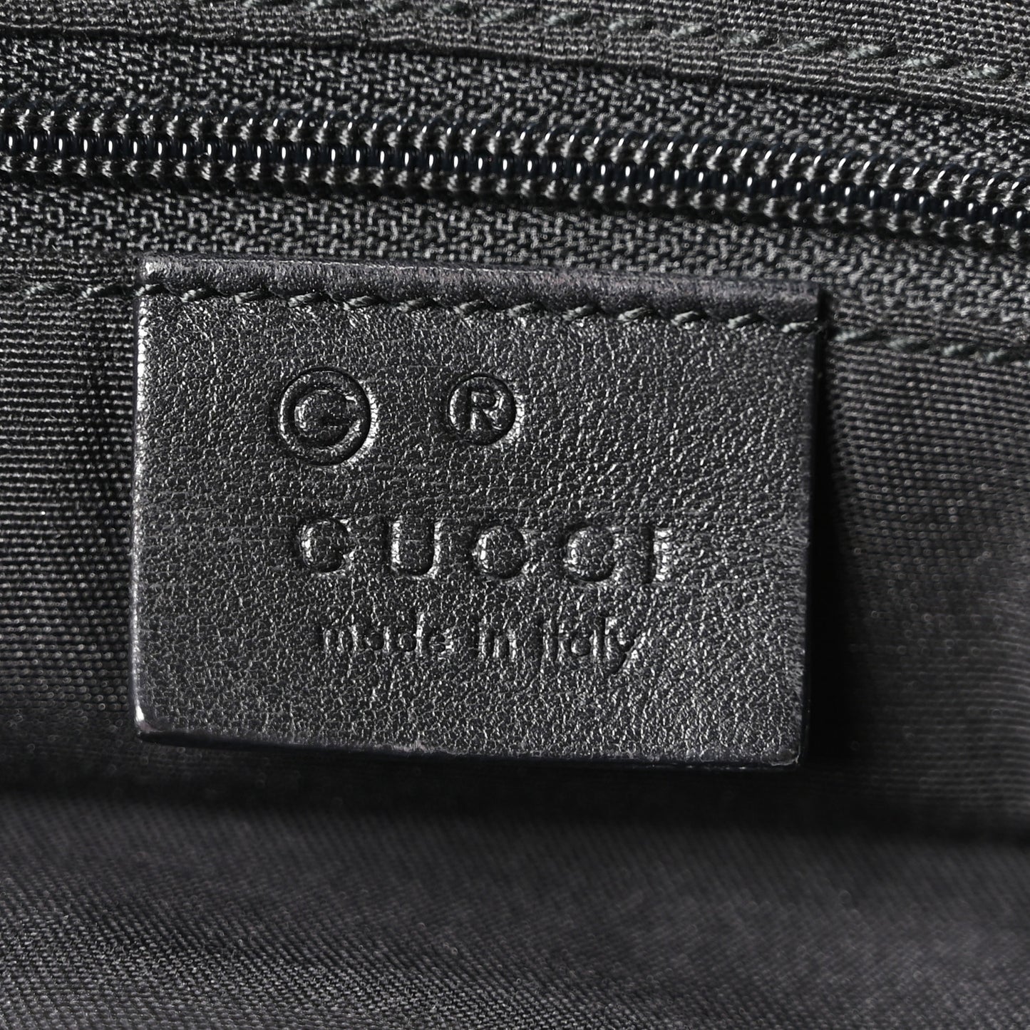 Guccissima Large GG Charm Convertible Dome Satchel Black